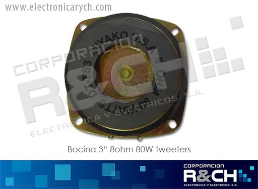 [BC-TS3] BC-TS3 bocina 3" 8ohm 80W tweeters