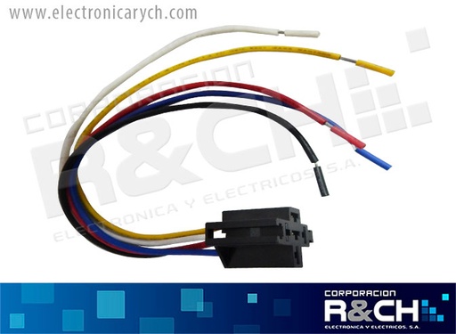 [SK-EA25] SK-EA25 socket con cable para relay de 5 pines