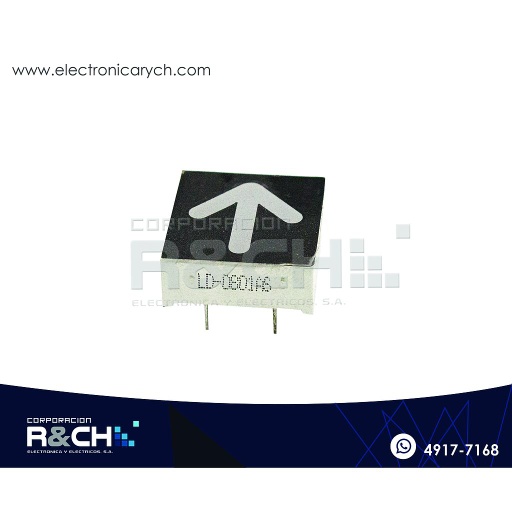 [DS-LD0801AS] DS-LD0801AS display tipo flecha rojo pequeño 9V 0.8"