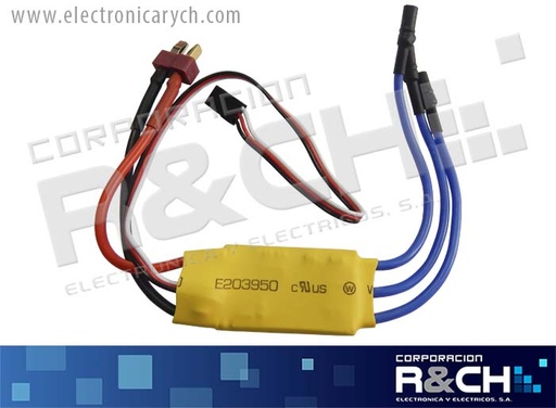 [MC-ESC30A] MC-ESC30A regulador de velocidad 30A para motor DC Brushless