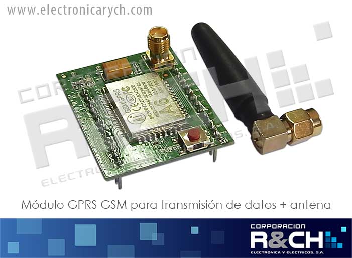 MD-GSM modulo GPRS GSM para transmisión de datos + antena