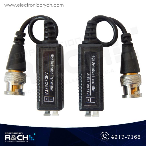 [CC-202PAIR] CC-202PAIR Video Balun CCTV con cable  pasivo par