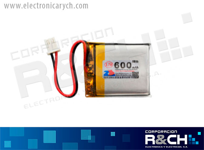 BT-600C bateria recargable lithium 600mAh 3.7V 2.2Wh