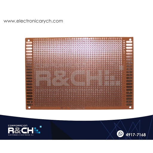 [PC-CL008] PC-CL008 Placa Perforada 15x10cm Baquelita