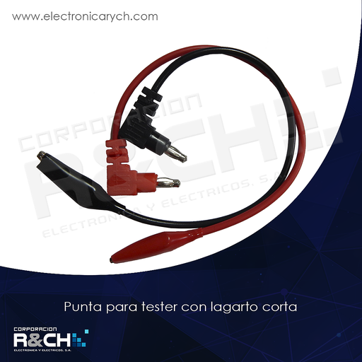 [PU-1425] PU-1425 punta para tester con lagarto corta