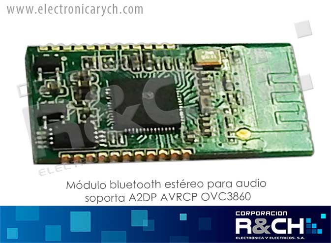 MD-XS3868 modulo bluetooth estéreo para audio soporta A2DP AVRCP OVC3860 XS3868