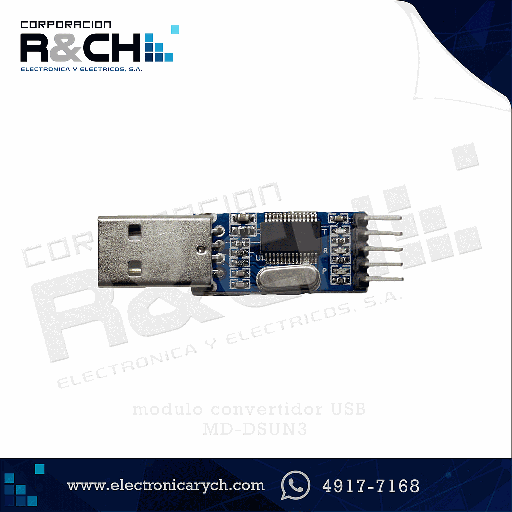 [MD-DSUN3] MD-DSUN3 modulo convertidor USB to TTL PL2303