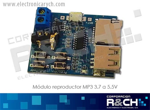 [MD-MP3] MD-MP3 modulo reproductor MP3  3.7 a 5.5V