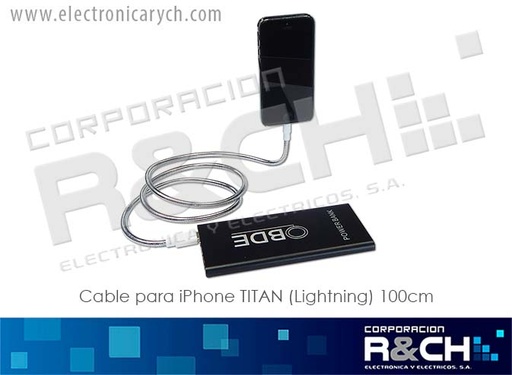 [CB-IDC] CB-IDC cable para iphone TITAN (Lightning) 100cm