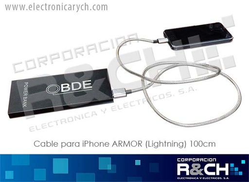 [CB-SBC1] CB-SBC1 cable para iphone ARMOR CHARGER (Lightning) 100CM