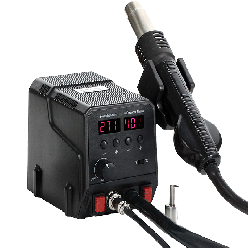 [HM-8586] MIY-8922 Estacion de soldar y aire Caliente 2 en 1 SMD