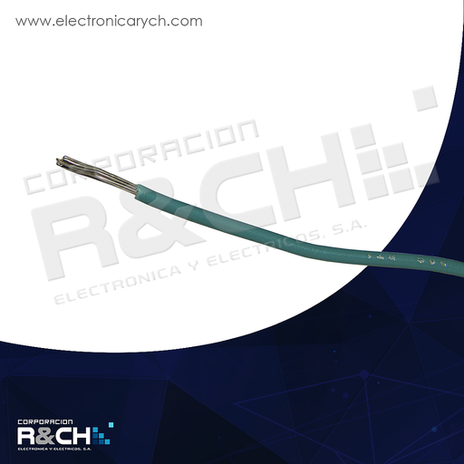 [CB-20V] CB-20V cable 1 mt calibre 20 verde estañado