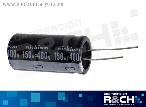 [FE-150U/400] FE-150U/400 filtro elect. 150uF 400V para TV plasma