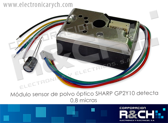MD-GP2Y10 modulo sensor de polvo optico SHARP GP2Y10 detecta: 0,8 micras