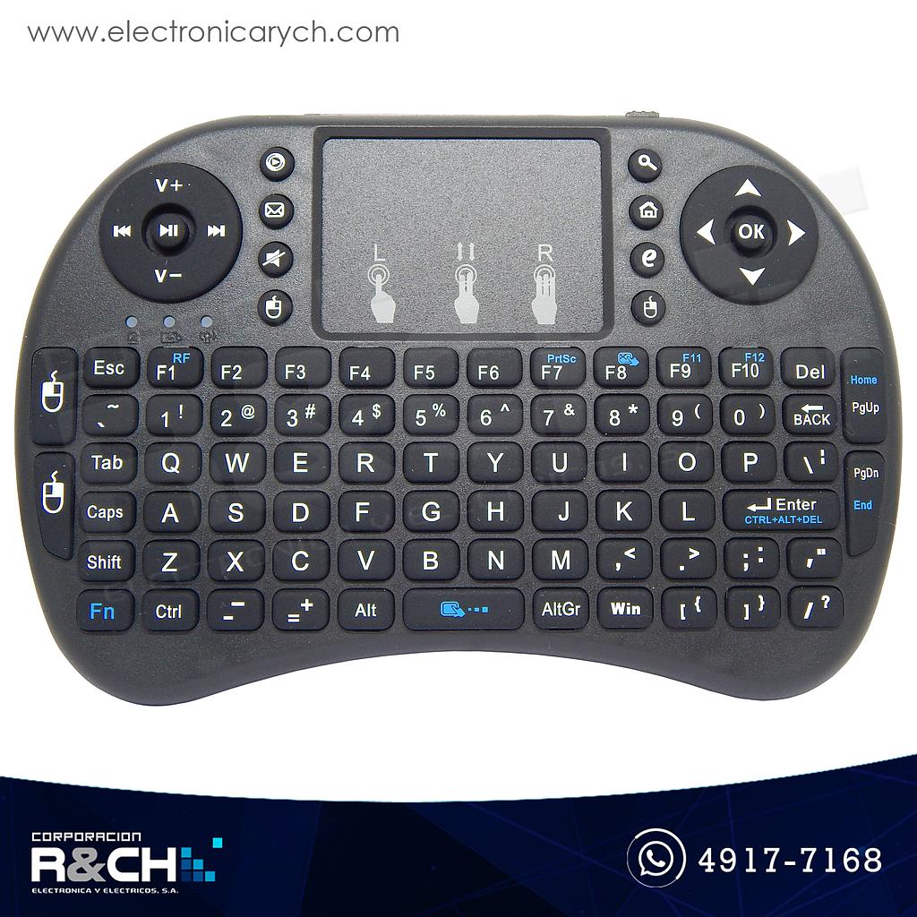 MD-100GB Teclado mini inalámbrico para Raspberry 2.4G soporta W7, Android, w8, e