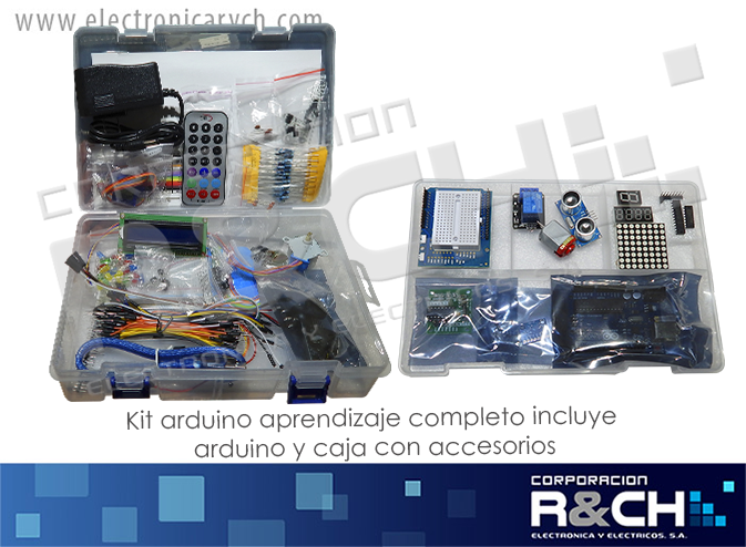 SX-10317 kit arduino aprendizaje completo incluye arduino y caja con accesorios