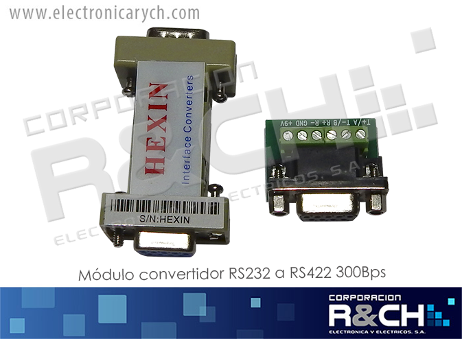 MD-RS422 modulo convertidor RS232 a RS422 300Bps