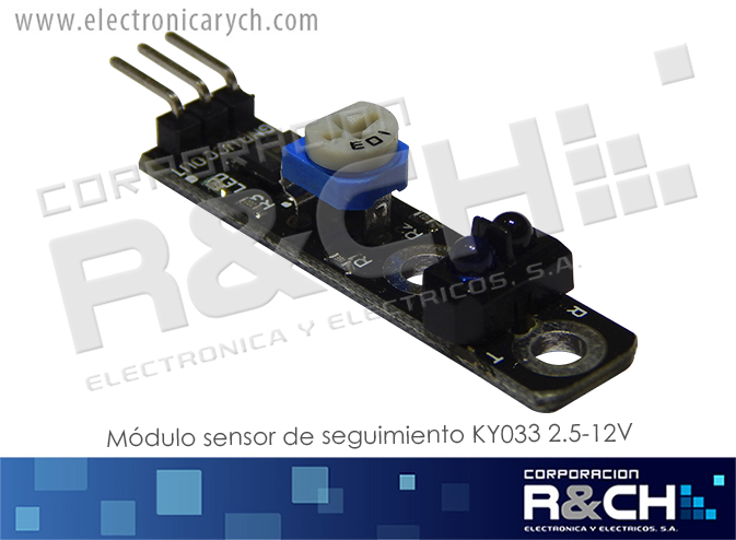 MD-KY-033 modulo sensor seguidor KY-033 2.5-12V