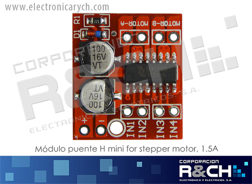 [MD-L298M] MD-L298M modulo puente H mini for stepper motor, 1.5A,