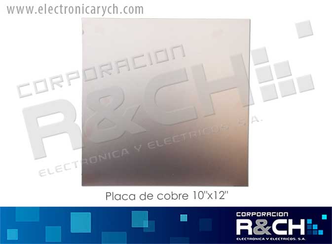 PC-C10 placa de cobre 10¨x10¨ baquelita