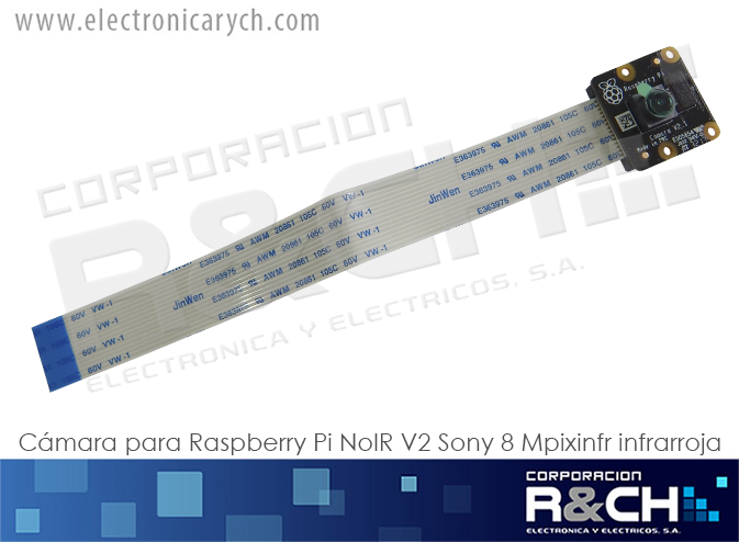 2510729 Camara Para Raspberry Pi Oficial NoIR V2 sony 8 Mpixinfr infrarroja