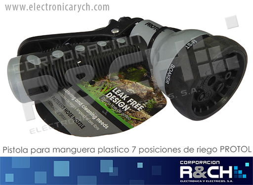 [HM-80N02] HM-80N02 pistola para manguera plastico 7 posiciones de riego  PROTOL