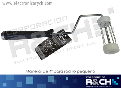 [HM-80ROL4P] HM-80ROL4P maneral de 4" para rodillo pequeño