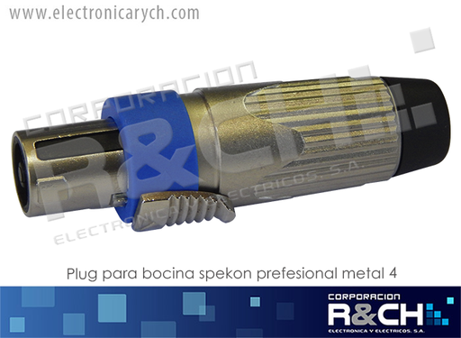 [PL-M83] PL-M83 plug para bocina spekon prefesional metal 4