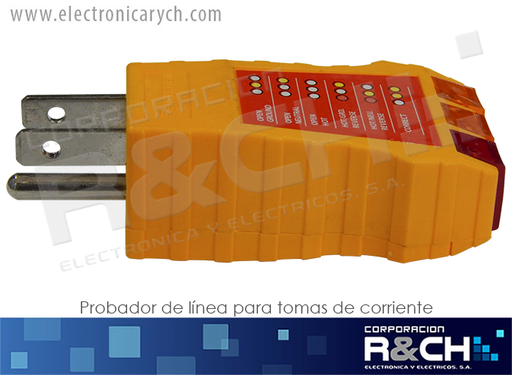 [RT-08] RT-08 probador de linea para tomas de corriente