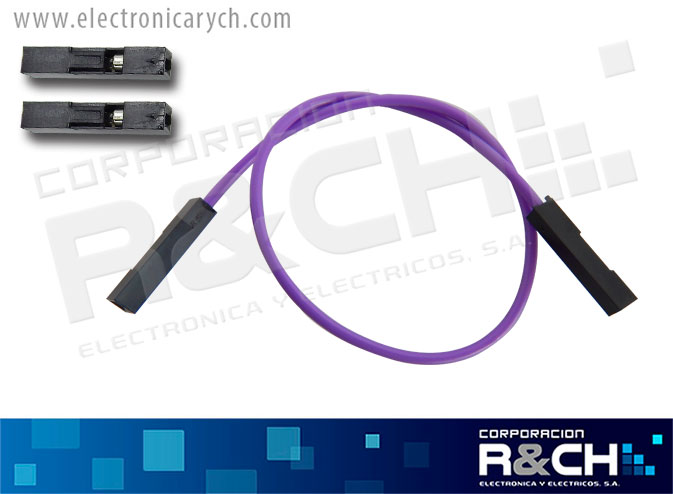 CB15FF cable dupont 15cm hembre hembra 10 unidade blister violeta