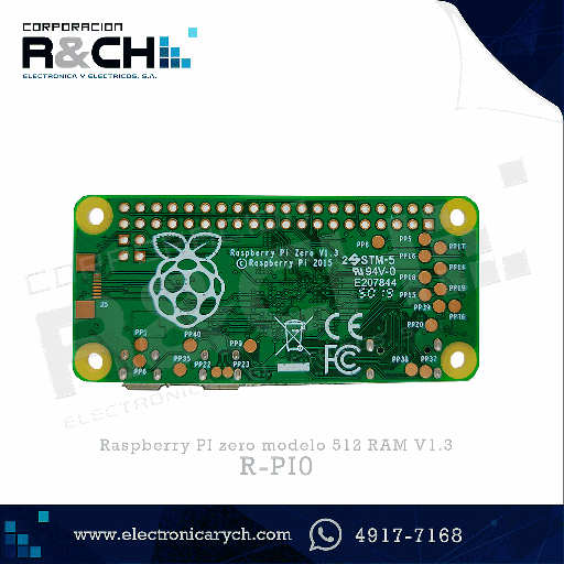 [R-PI0] R-PI0 raspberry PI zero modelo 512 RAM V1.3