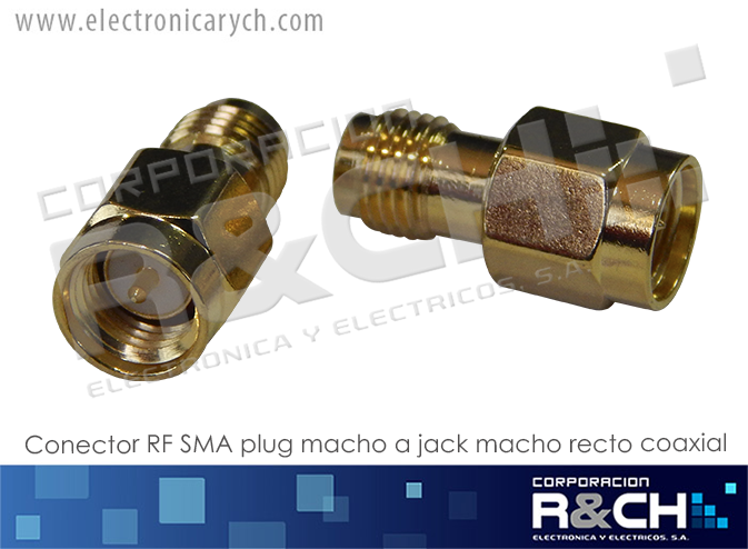 CN-SMAM conector RF SMA  plug macho a jack macho recto coaxial