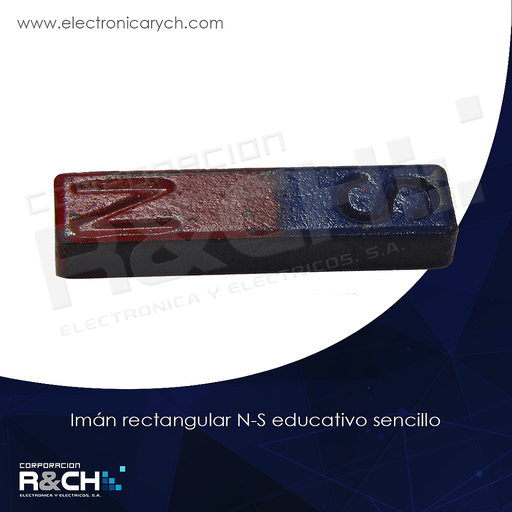 [IM-425] IM-425 imán rectangular N-S educativo sencillo