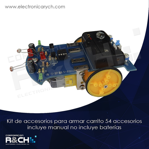 [S-EX10] S-EX10 kit de accesorios para armar carrito 54 accesorios incluye manual no incluye baterias