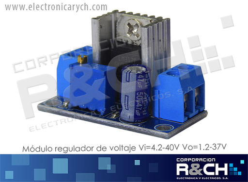 [MD-LM317] MD-LM317 modulo regulador de voltaje Vi=4.2-40V Vo=1.2-37V