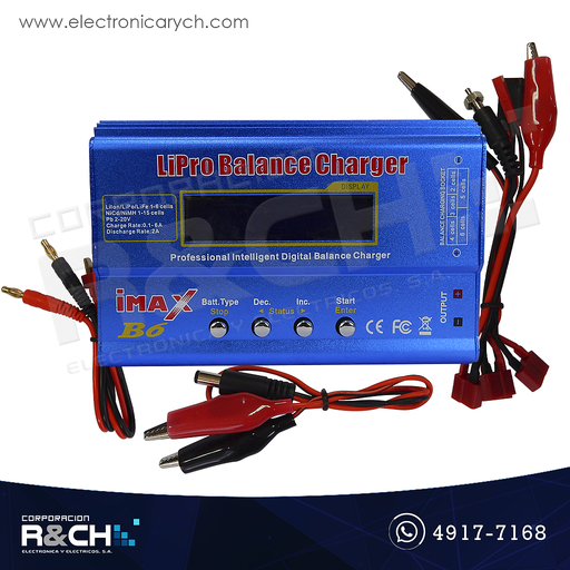 [BT-B6] BT-B6 Cargador de baterías lipo NiMH  Imax B611-18V, 1-5A, carga max 50W