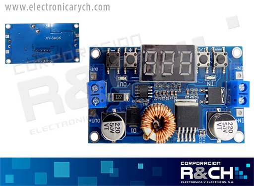 [MD-4015-3] MD-4015-3 modulo regulador de voltaje DC-DC 5A 75W Vi.=4-38, Vo=2-36 step down