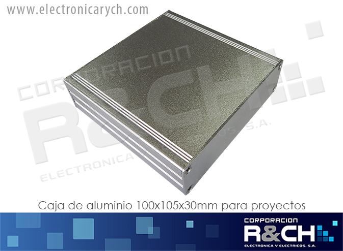 CJ-622 caja de aluminio 100x105x30mm par proyectos