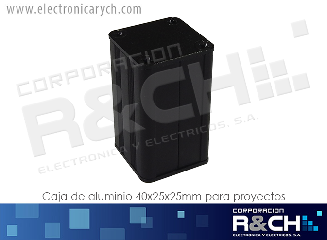 CJ-621 caja de aluminio 40x25x25mm par proyectos