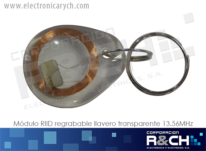 MD-522LT modulo RFID regrabable  llavero transparente 13.56MHz