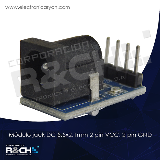 [MD-JDC55] MD-JDC55 modulo jack DC 5.5x2.1mm 2 pin VCC, 2 pin GND