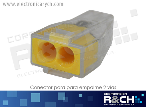 [CN-PCT-102] CN-PCT-102 conector para empalme 2 vias