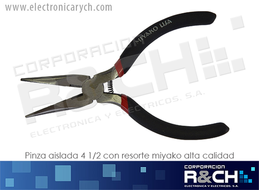 [MIY-038] MIY-038 pinza aislada 4 1/2 con resorte miyako alta calidad
