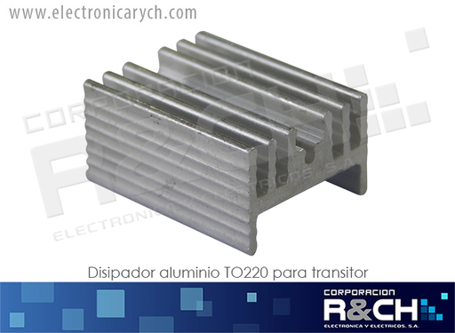 [DS-TO220ASP] DS-TO220ASP disipador aluminio TO220 para transitor