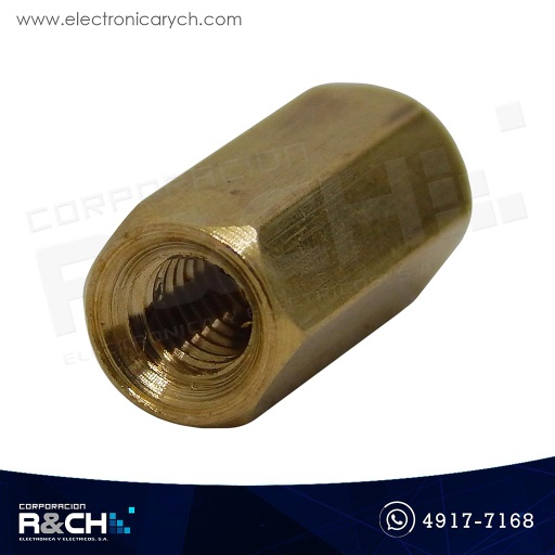 [TN-10F] TN-10F Espaciador o separador M3 dorado 10mm hembra