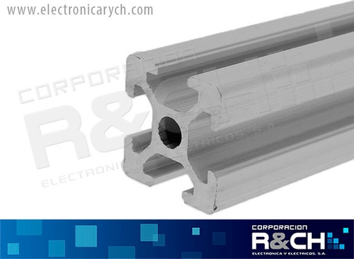 [PF-2020T-1] PF-2020T-1 Perfil de aluminio 2020 T-slot 1 metro largo aprox