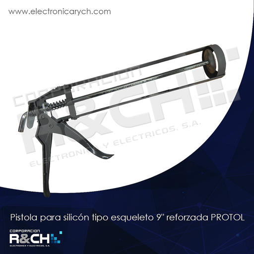 [HM-80-CG3A] HM-80-CG3A pistola para silicon tipo esqueleto 9" reforzada PROTOL