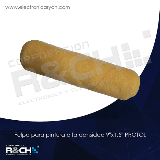 [HM-80-MOP9A-1-1/4] HM-80-MOP9A-1-1/4 felpa para pintura alta densidad 9"x1.5" PROTOL