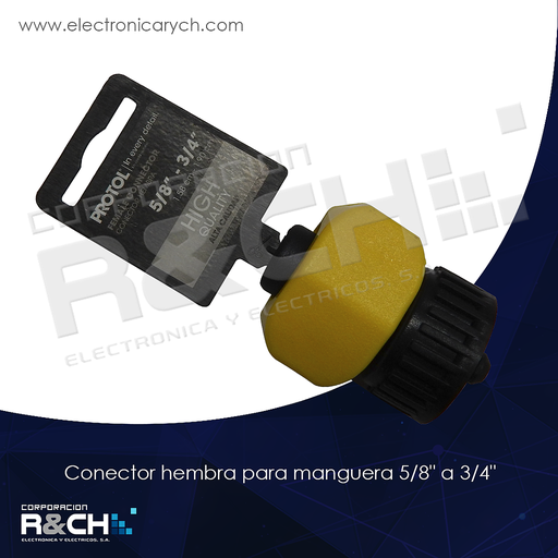 [HM-80-N09] HM-80-N09 conector hembra para manguera 5/8" a 3/4"