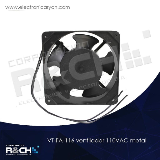 [FA-116] FA-116 ventilador 110VAC metal 4.7"x4.7"x1.5" Miyako